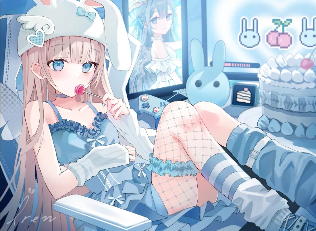 2k动漫少女壁纸｜二次元萌妹背景图片 - 甜美风「哲风壁纸」