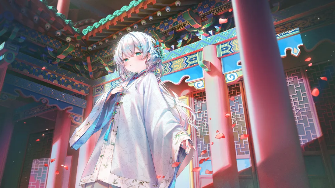 4k少女古装动漫壁纸｜古风背景图片 - 唯美意境「哲风壁纸」