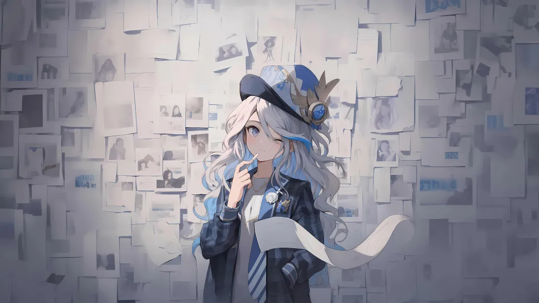 4k少女动漫壁纸｜神秘少女背景图片 - 动漫风「哲风壁纸」