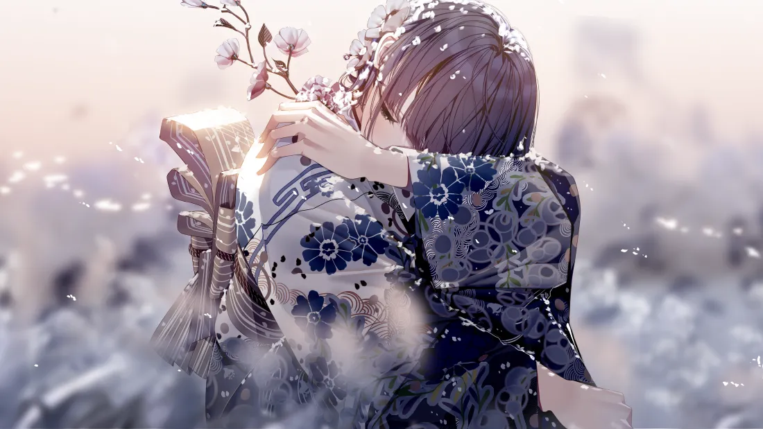 4k和服美女壁纸｜和风背景图片 - 唯美意境「哲风壁纸」