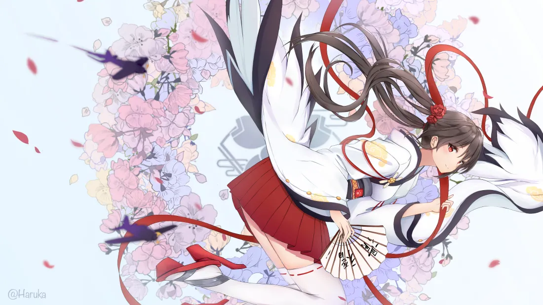 3k和风少女壁纸｜樱花背景图片 - 二次元「哲风壁纸」