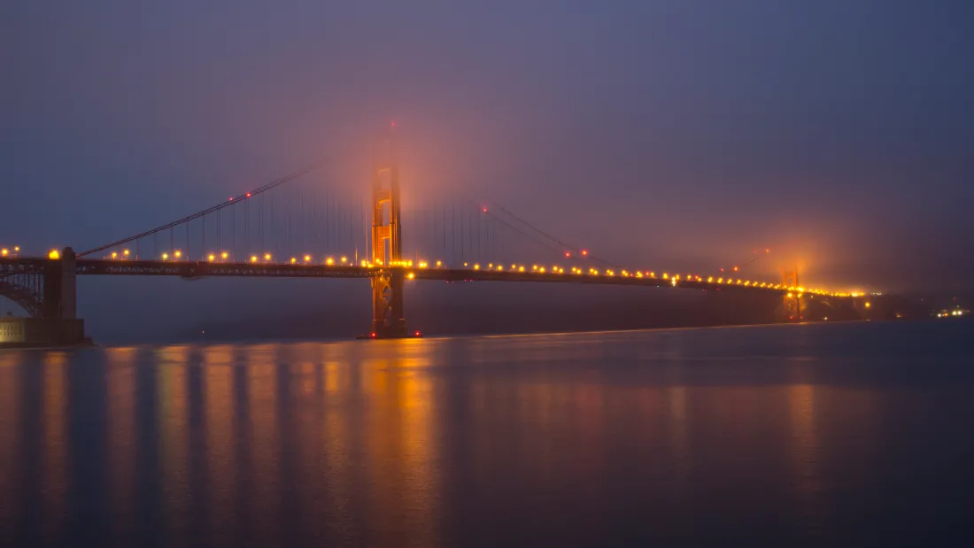 4k夜景桥梁壁纸｜都市背景图片 - 璀璨灯火「哲风壁纸」