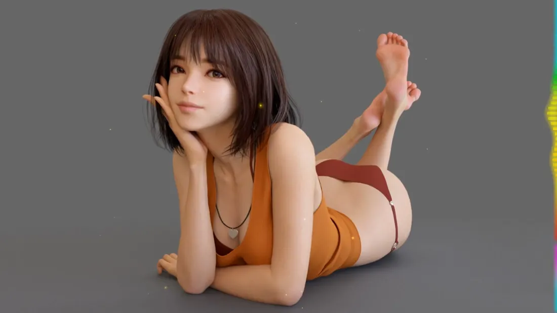 2k美女壁纸｜性感背景图片 - 魅力姿态「哲风壁纸」