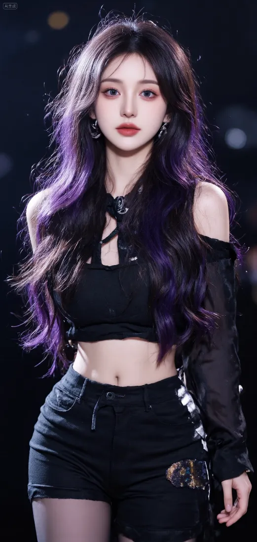 purple-haired beauty wallpaper｜stage background image「哲风壁纸」