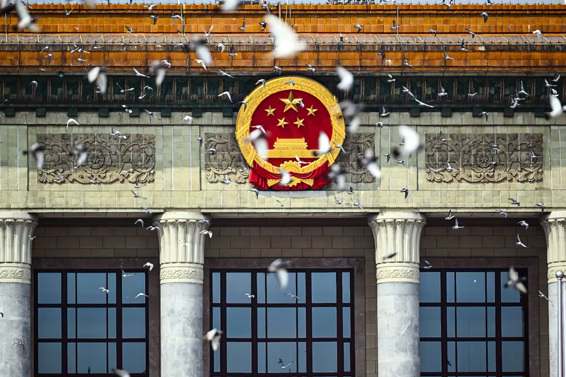 6k国徽壁纸｜人民大会堂背景 - 和平鸽「哲风壁纸」