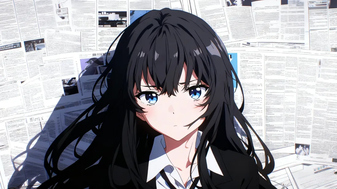 3k雪之下雪乃壁纸｜报纸墙 - 二次元「哲风壁纸」