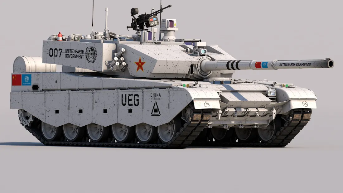 2k99A坦克壁纸｜白色装甲背景 - 军事装备「哲风壁纸」