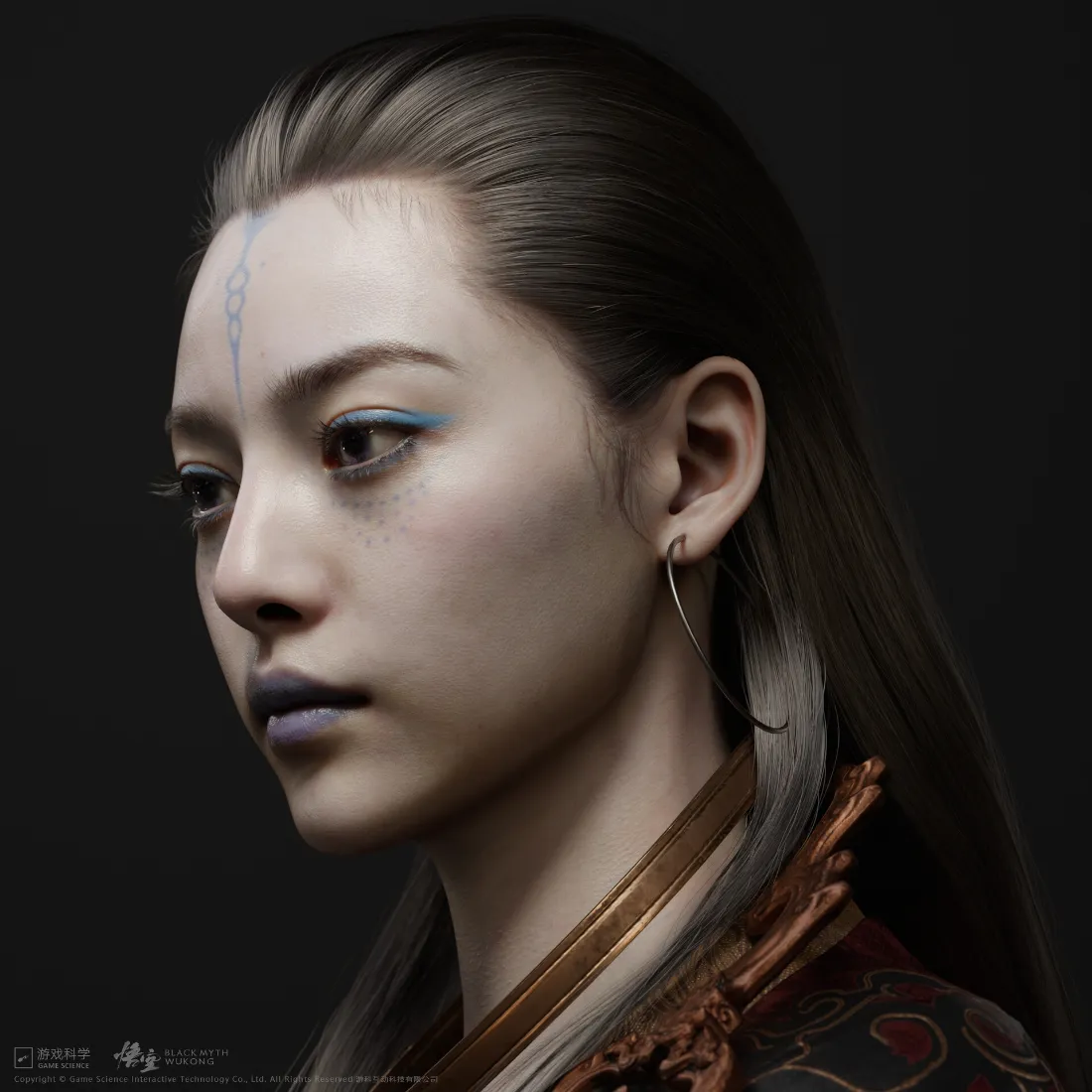黑神话悟空CG手机壁纸｜古风角色 - 精致妆容「哲风壁纸」