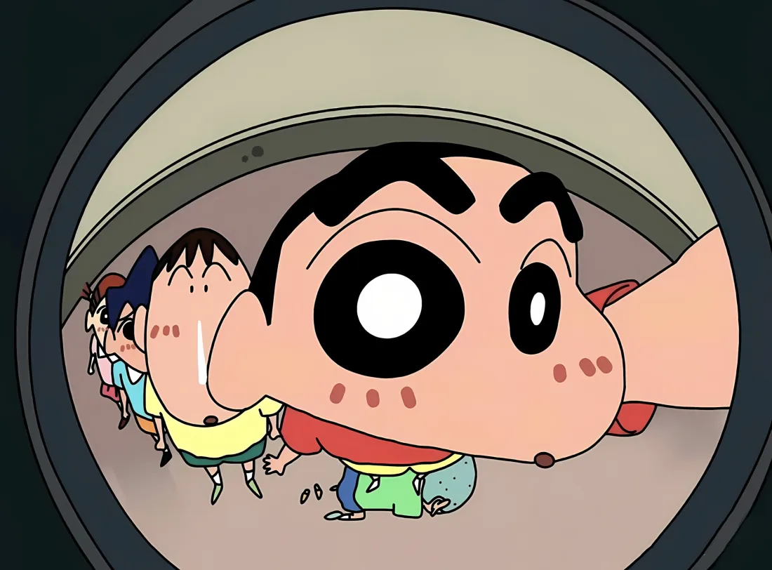 2k蜡笔小新壁纸｜卡通背景 - 童趣小伙伴「哲风壁纸」