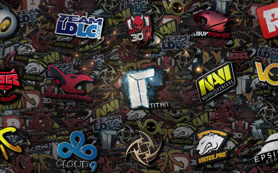 4kCSGO战队标志壁纸｜电竞背景 - 战队图标「哲风壁纸」