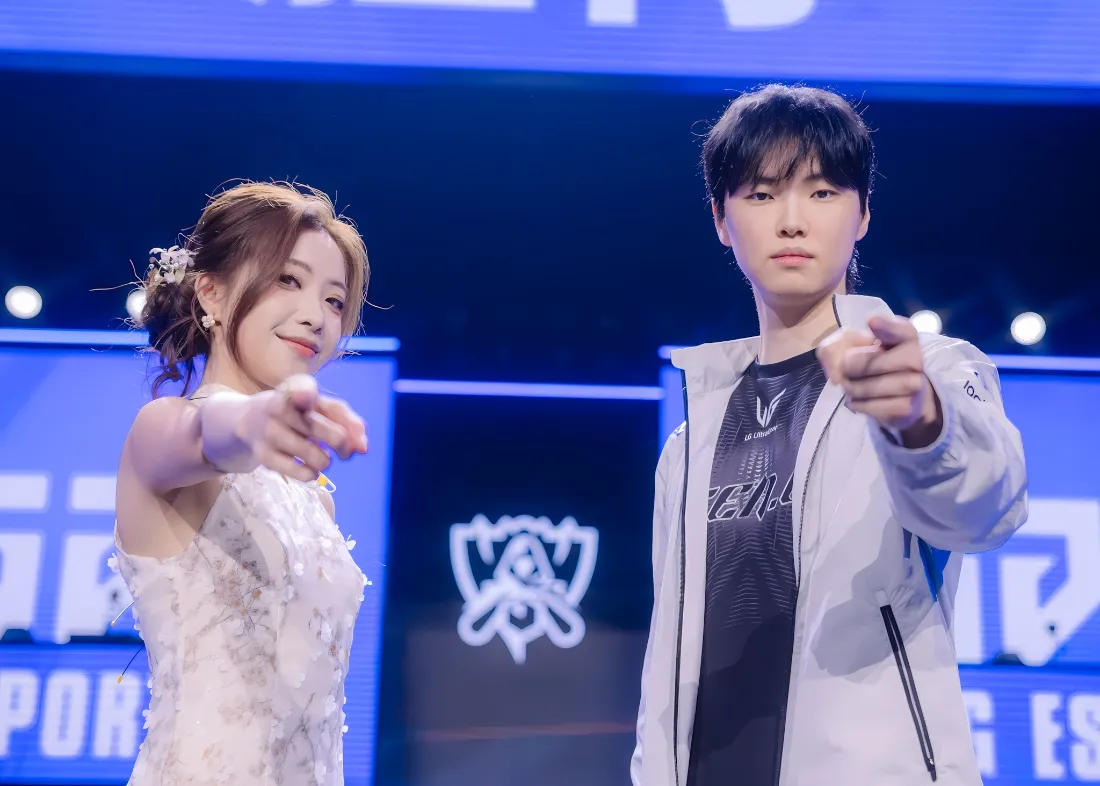 2kchovy希然电竞舞台壁纸｜赛事背景 - 指向「哲风壁纸」