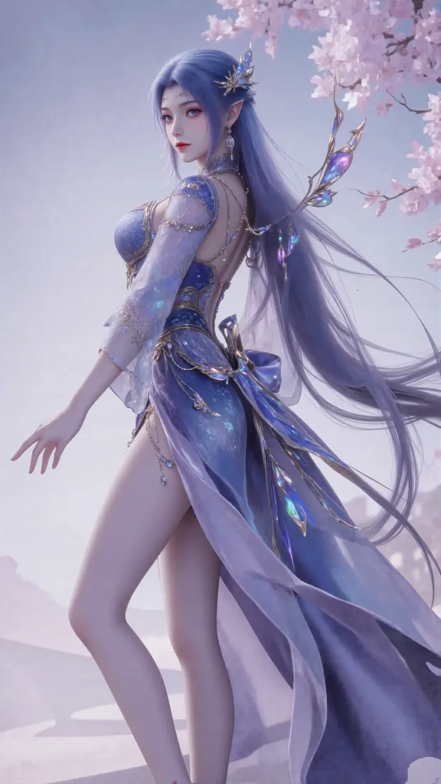 唐舞桐手机壁纸｜樱花玄幻背景 - 斗罗大陆「哲风壁纸」