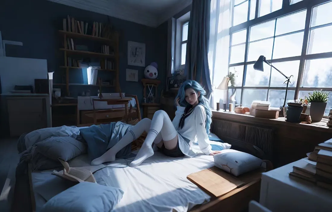 2k金克斯壁纸｜卧室背景图片 - 英雄联盟「哲风壁纸」