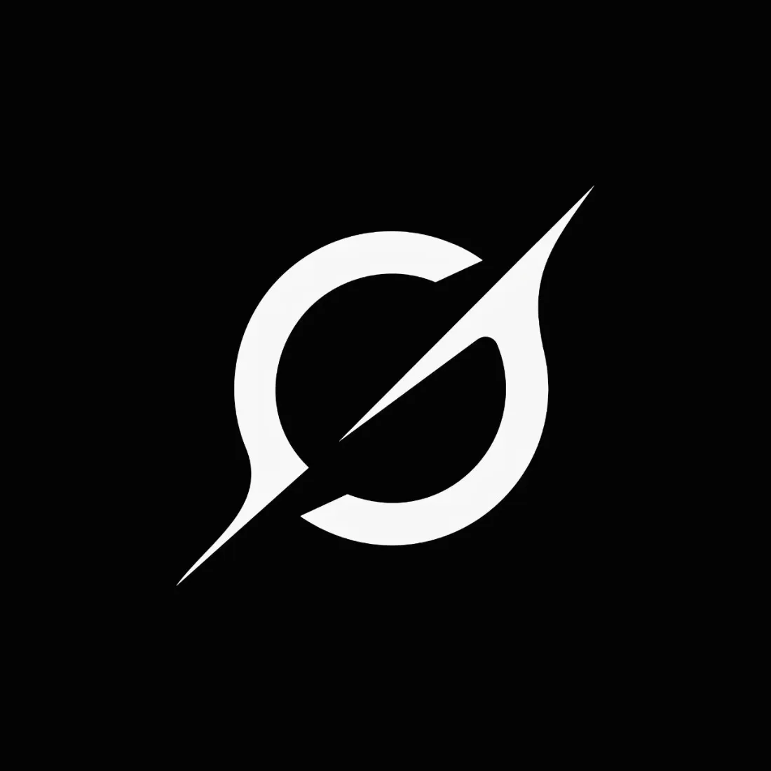 黑白极简标志手机壁纸｜抽象符号 - 科幻「哲风壁纸」