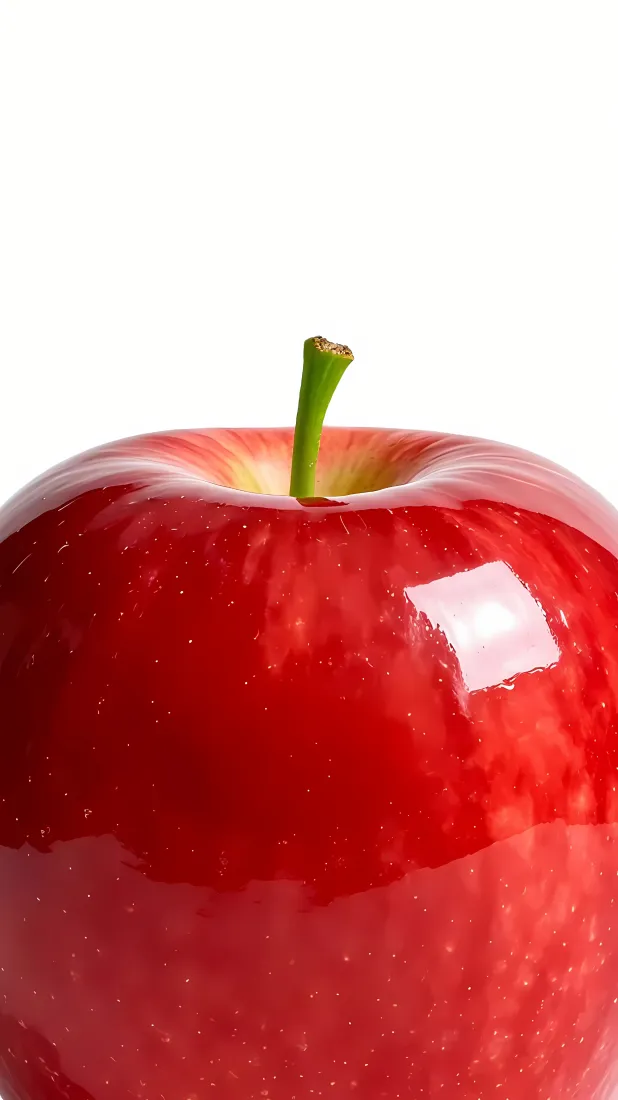 红苹果简约清新手机壁纸｜水果背景 - 红色「哲风壁纸」