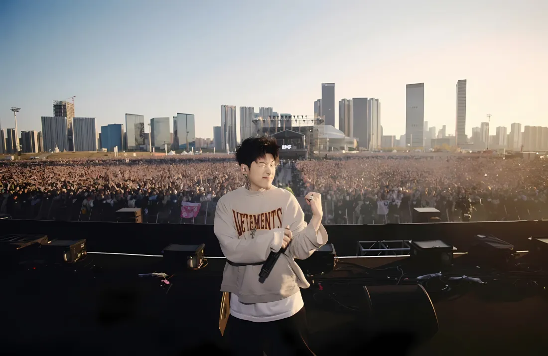 2kCapper演唱会壁纸｜城市舞台背景 - 说唱表演「哲风壁纸」